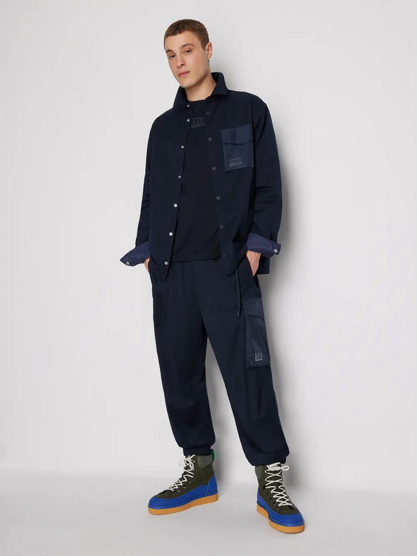 Armani Exchange Sötétkék Armani Exchange férfi póló