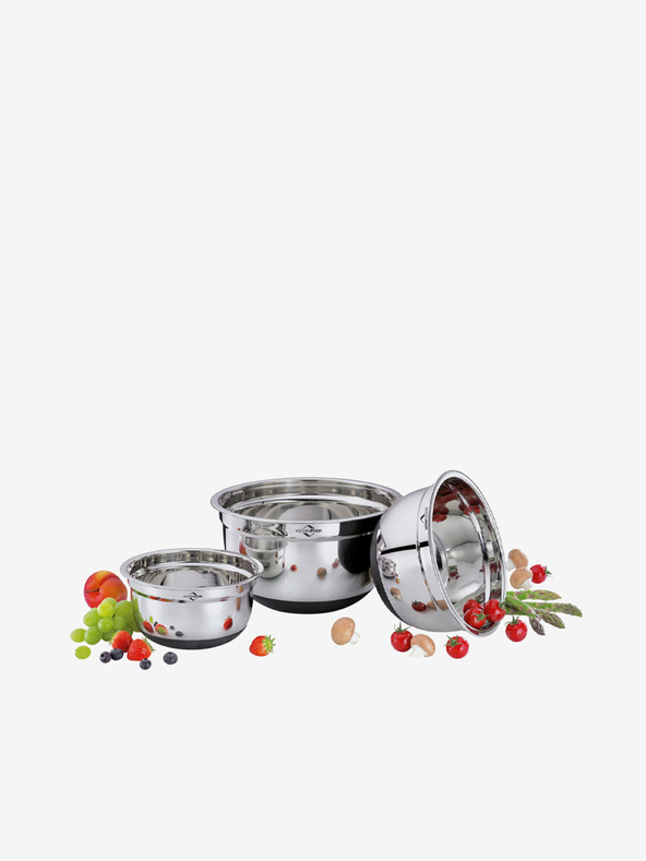 Küchenprofi Három darabos konyhai tál készlet csúszásmentes alappal Küchenprofi (3db)