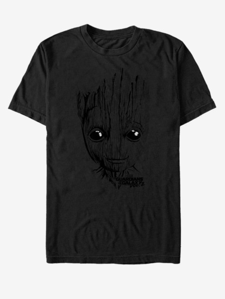 ZOOT.Fan Fekete unisex póló Groot Guardians of the Galaxy vol. 2 ZOOT.FAN Marvel