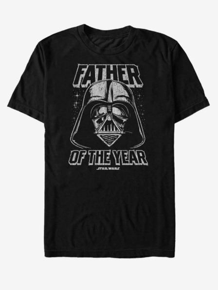 ZOOT.Fan Fekete unisex póló ZOOT.Fan Darth Vader Az év apja ZOOT.Fan