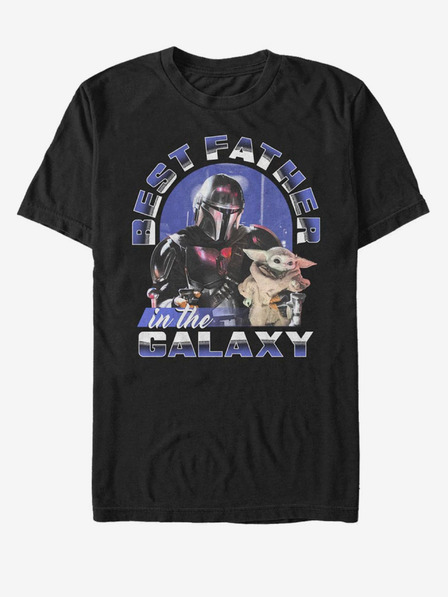 ZOOT.Fan Fekete unisex ZOOT.Fan Star Wars Star Wars Legjobb apa a gyermeknek póló