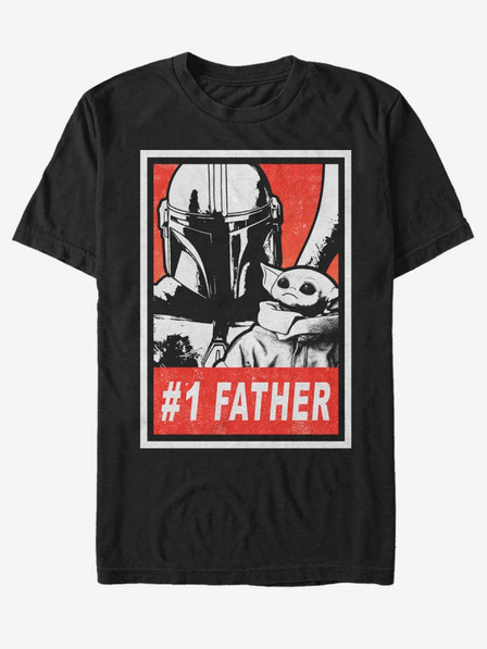 ZOOT.Fan Fekete uniszex póló ZOOT.Fan Star Wars galaxis apuka