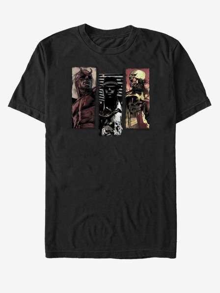 ZOOT.Fan Fekete uniszex póló Marvel Complex Space - Fekete unisex póló