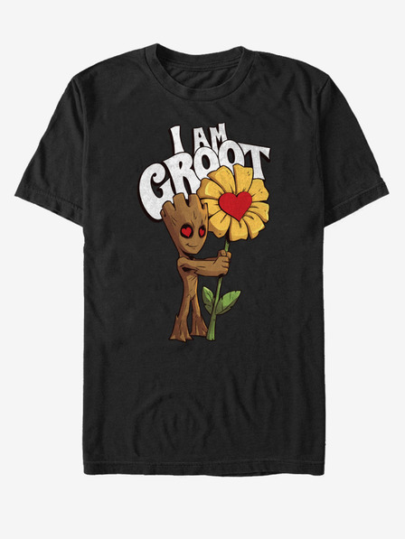 ZOOT.Fan Fekete uniszex póló I Am Groot Guardians of the Galaxy Marvel