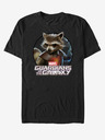 ZOOT.Fan Fekete unisex póló Rocket Guardians of the Galaxy ZOOT.Fan Marvel