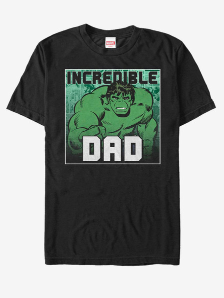 ZOOT.Fan Fekete uniszex póló ZOOT.Fan Marvel Incredible Apa