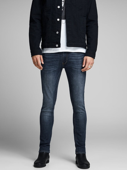 Jack & Jones Sötétkék férfi Jack & Jones Liam skinny farmer