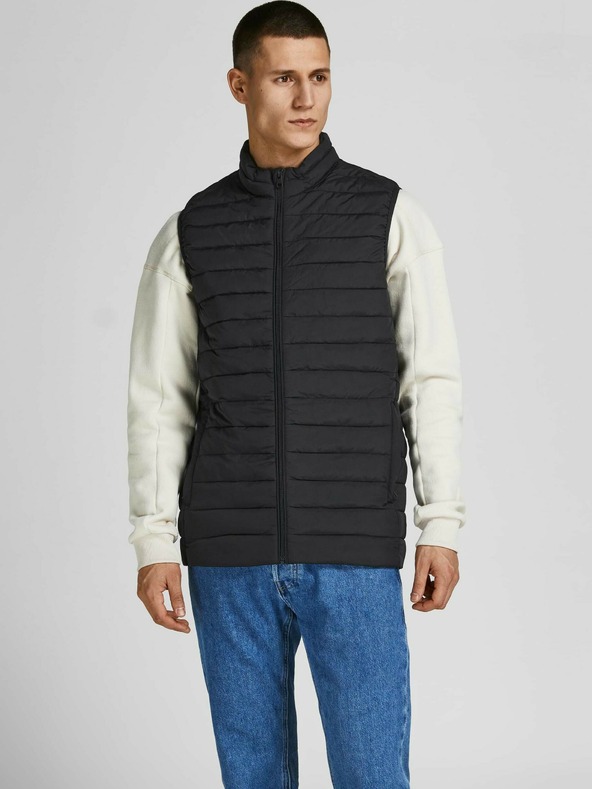 Jack & Jones Fekete Jack & Jones steppelt mellény