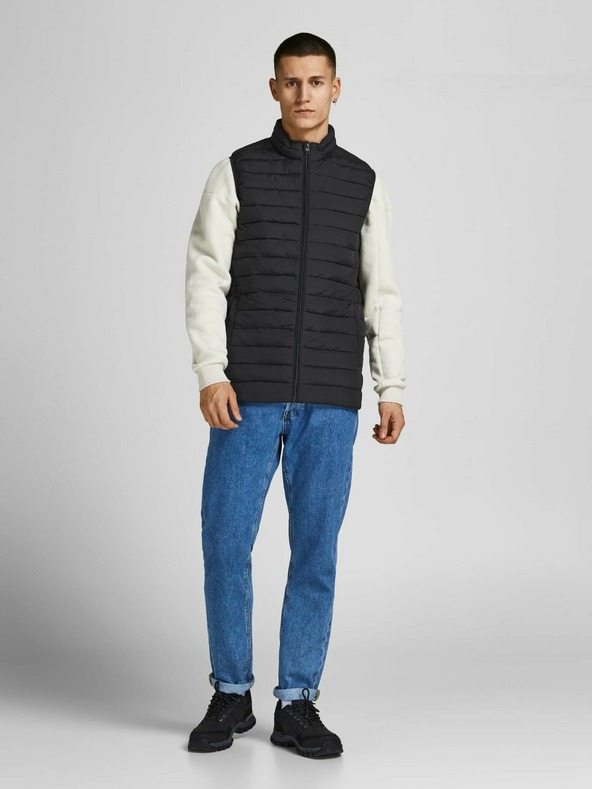 Jack & Jones Fekete Jack & Jones steppelt mellény