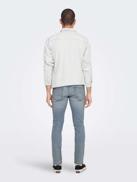 ONLY & SONS Világoskék férfi slim fit farmernadrág ONLY & SONS Loom