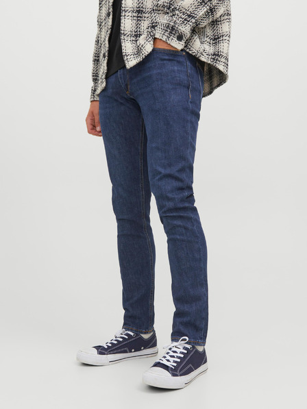 Jack & Jones Kék férfi egyenes szabású farmernadrág Jack & Jones Glenn Glenn