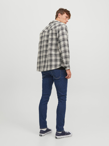 Jack & Jones Kék férfi egyenes szabású farmernadrág Jack & Jones Glenn Glenn
