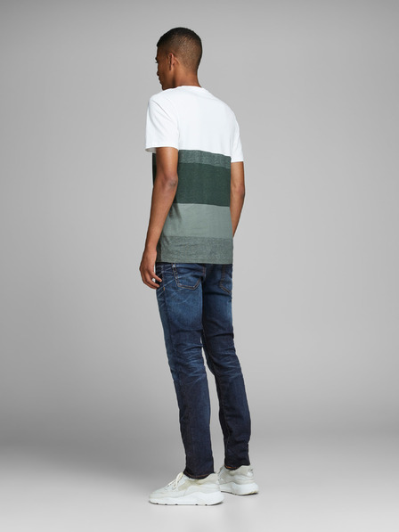 Jack & Jones Sötétkék Slim Fit farmer Jack & Jones Tim