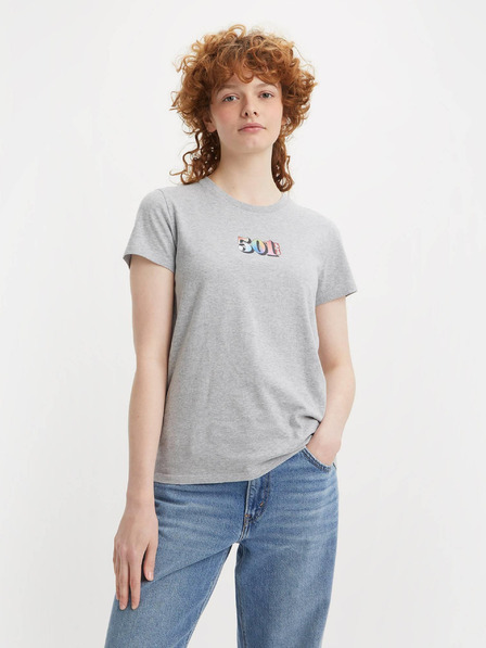 Levi's® Levi's® 501 női szürke csíkos póló