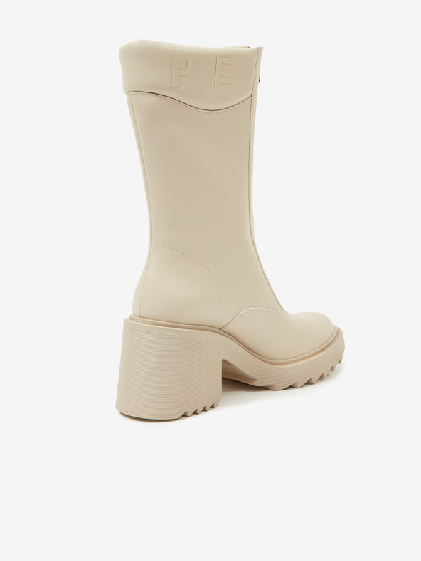 Pepe Jeans Krémszínű női csizma Pepe Jeans Boss