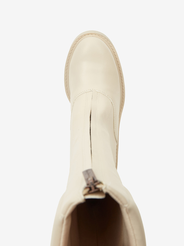 Pepe Jeans Krémszínű női csizma Pepe Jeans Boss