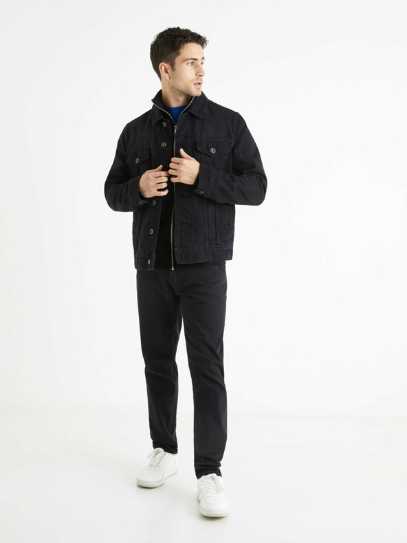 Celio Fekete férfi slim fit farmer Celio C25