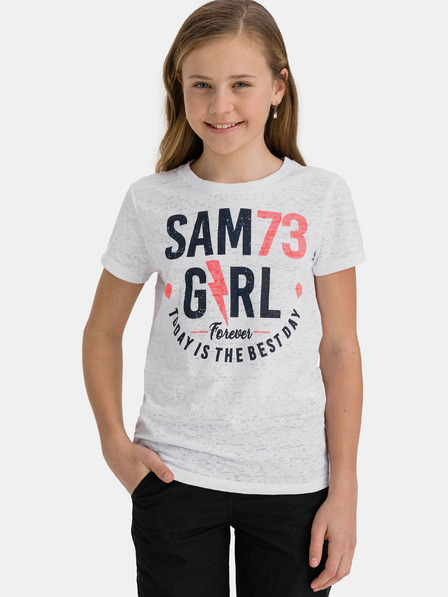Sam 73 Fehér lány póló SAM 73 nyomtatással
