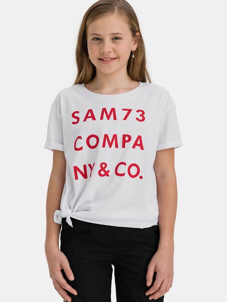 Sam 73 Fehér lány póló SAM 73 nyomtatással