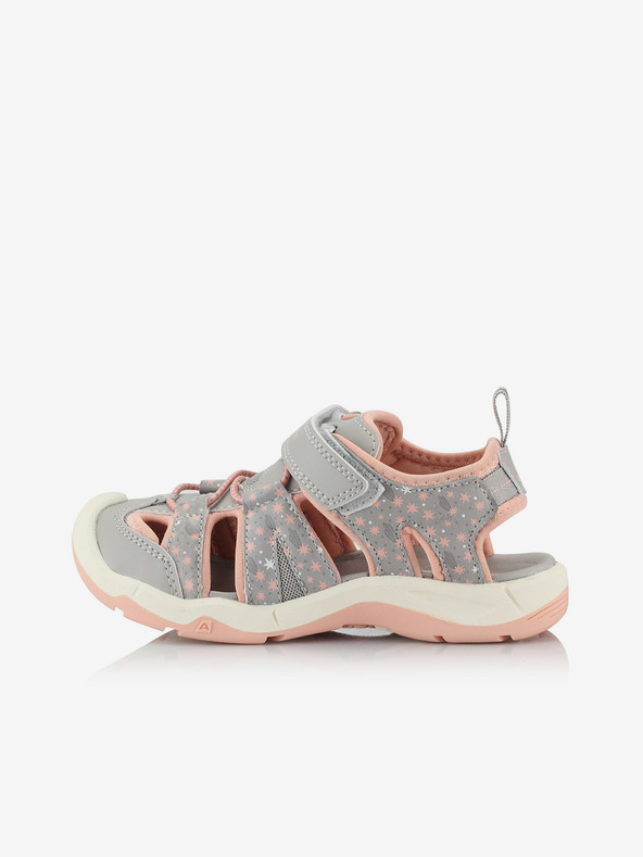 ALPINE PRO Szürke lány kültéri szandál ALPINE PRO GROBO