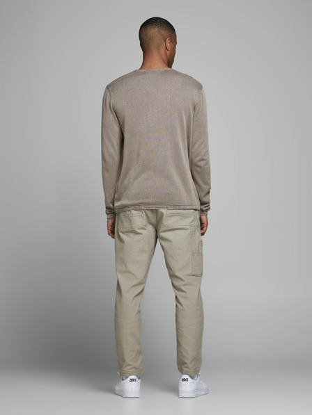 Jack & Jones Világosbarna Jack & Jones férfi Leo pulcsi