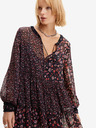 Desigual Női bordó virágos ruha Desigual Duque Desigual Duque