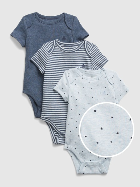 GAP Organikus pamut baby body, 3 db GAP