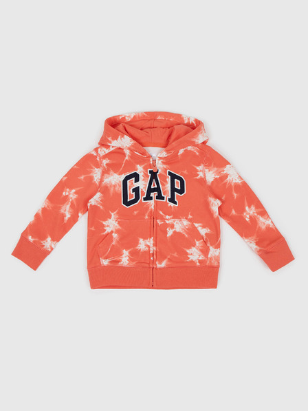GAP Dětská batikovaná mikina logo GAP
