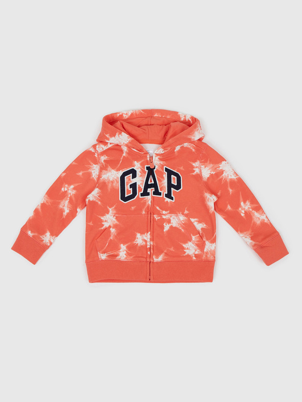 GAP Dětská batikovaná mikina logo GAP