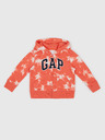 GAP Dětská batikovaná mikina logo GAP