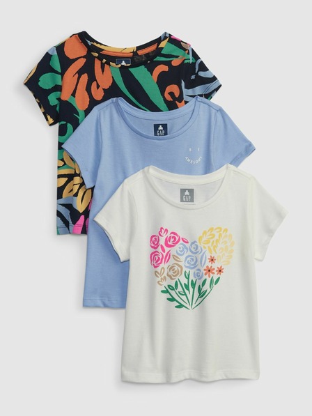 GAP Baby pólók Mix & Match, 3 darab GAP