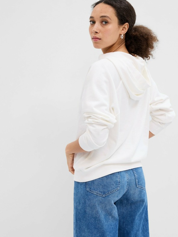 GAP Logós GAP fleece pulóver