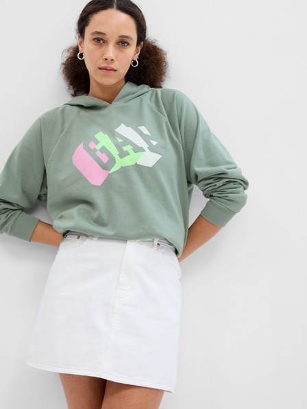 GAP Logós GAP fleece pulóver
