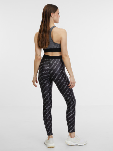 Versace Jeans Couture Fekete női mintás leggings Versace Jeans Couture