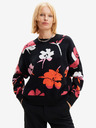 Desigual Piros és fekete női Desigual Luca virágos pulóver virágos Desigual Luca