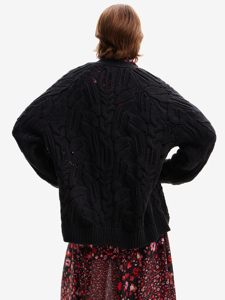 Desigual Fekete női kardigán Desigual Janis