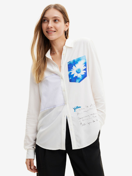 Desigual Fehér női ing Desigual Génova