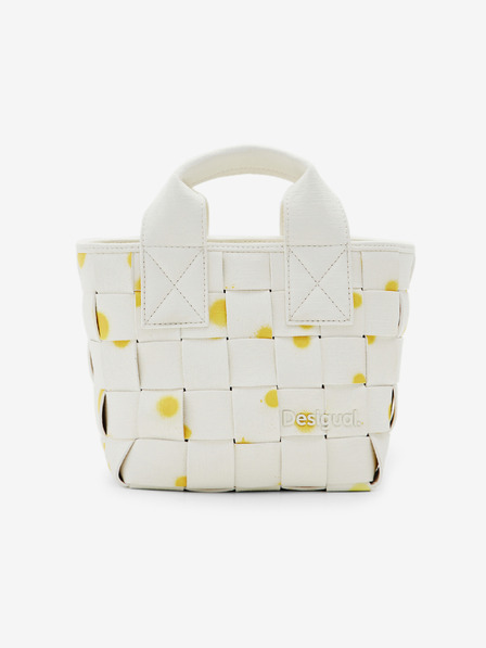 Desigual Fehér Női Desigual New Splatter Valdivia Micro Patterned kézitáska Desigual New Splatter Valdivia Micro Patterned Handbag