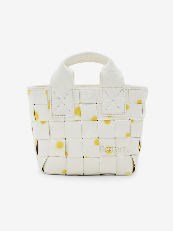 Desigual Fehér Női Desigual New Splatter Valdivia Micro Patterned kézitáska Desigual New Splatter Valdivia Micro Patterned Handbag