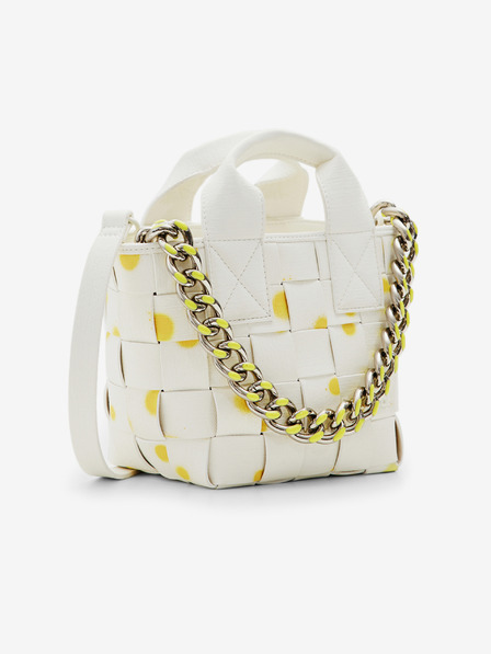 Desigual Fehér Női Desigual New Splatter Valdivia Micro Patterned kézitáska Desigual New Splatter Valdivia Micro Patterned Handbag