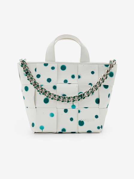 Desigual Fehér Női Desigual New Splatter Valdivia mintás kézitáska Desigual New Splatter Valdivia mintás kézitáska