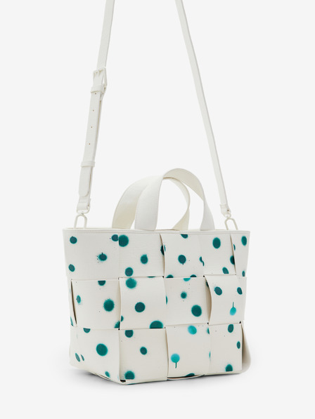 Desigual Fehér Női Desigual New Splatter Valdivia mintás kézitáska Desigual New Splatter Valdivia mintás kézitáska