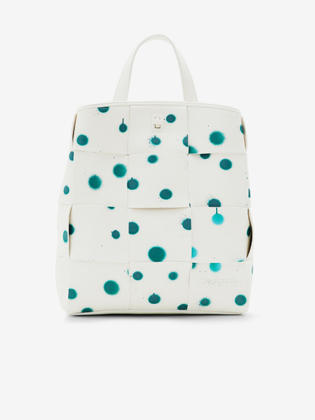 Desigual Zöld és fehér női mintás Desigual New Splatter Sumy Mini hátizsák Sumy Mini hátizsák