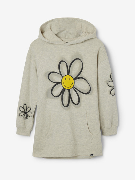 Desigual Desigual Belma bézs színű lány pulóveres ruha