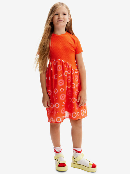 Desigual Narancssárga Desigual Andy lányruha