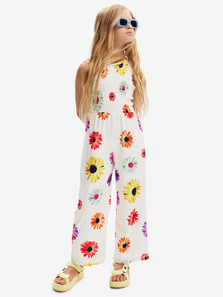 Desigual Desigual Delia Fehér lány virágos pulóver
