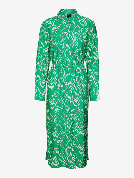 Vero Moda Zöld női mintás midi póló midi ruha Vero Moda Cia Vero Moda Cia