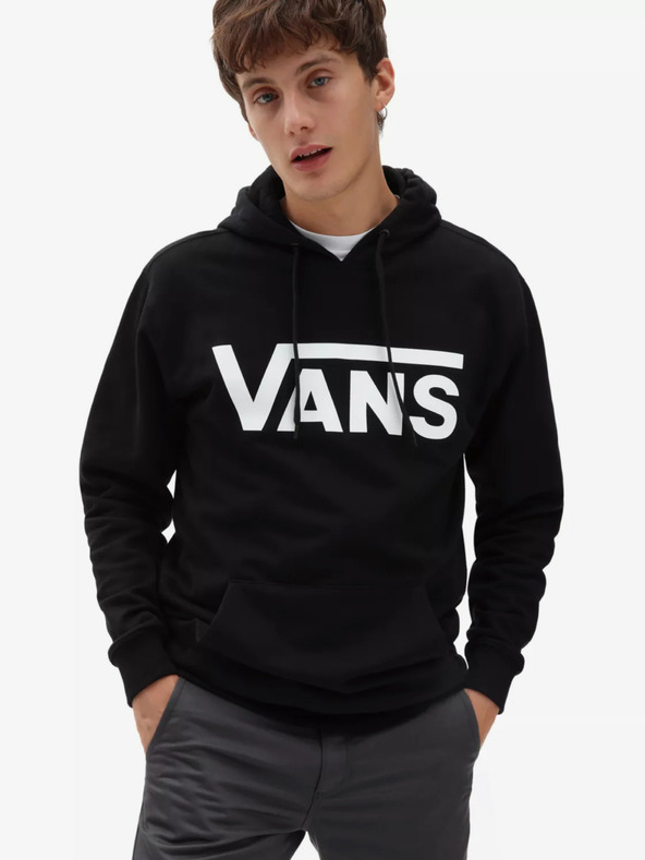 Vans Férfi fekete VANS nyomtatott melegítőfelső