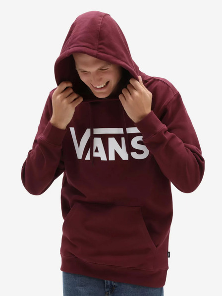 Vans Férfi bordó VANS kapucnis pulóver