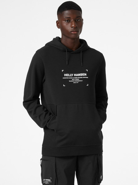 Helly Hansen Fekete férfi kapucnis pulóver HELLY HANSEN